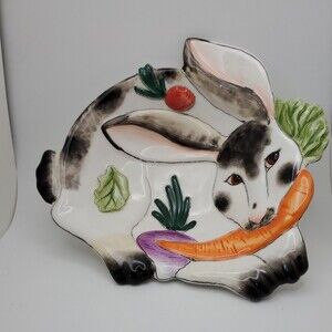 Fitz and Floyd rabbit bunny Bowl Dish